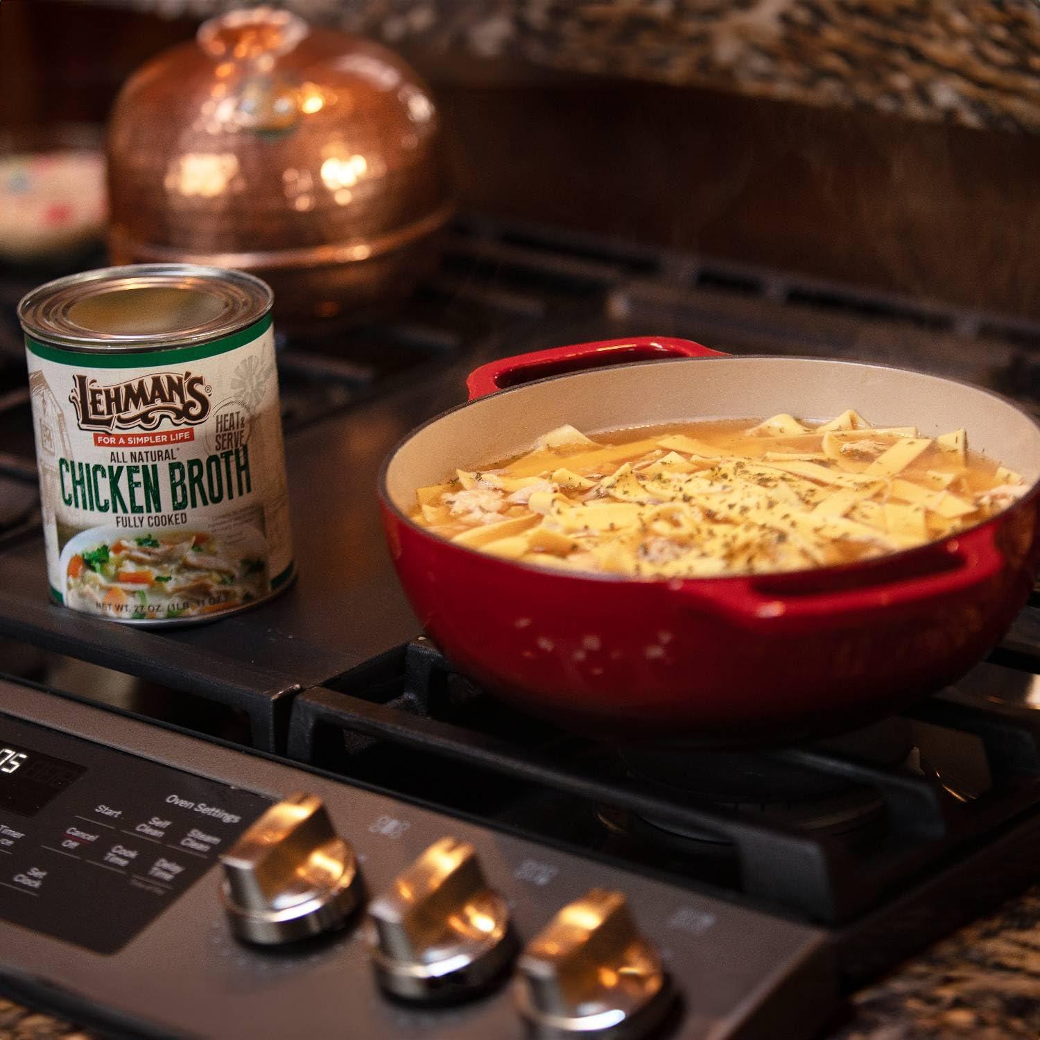 Lehman\'s Lehman\'s Canned Chicken Broth, One 27 ounce Can