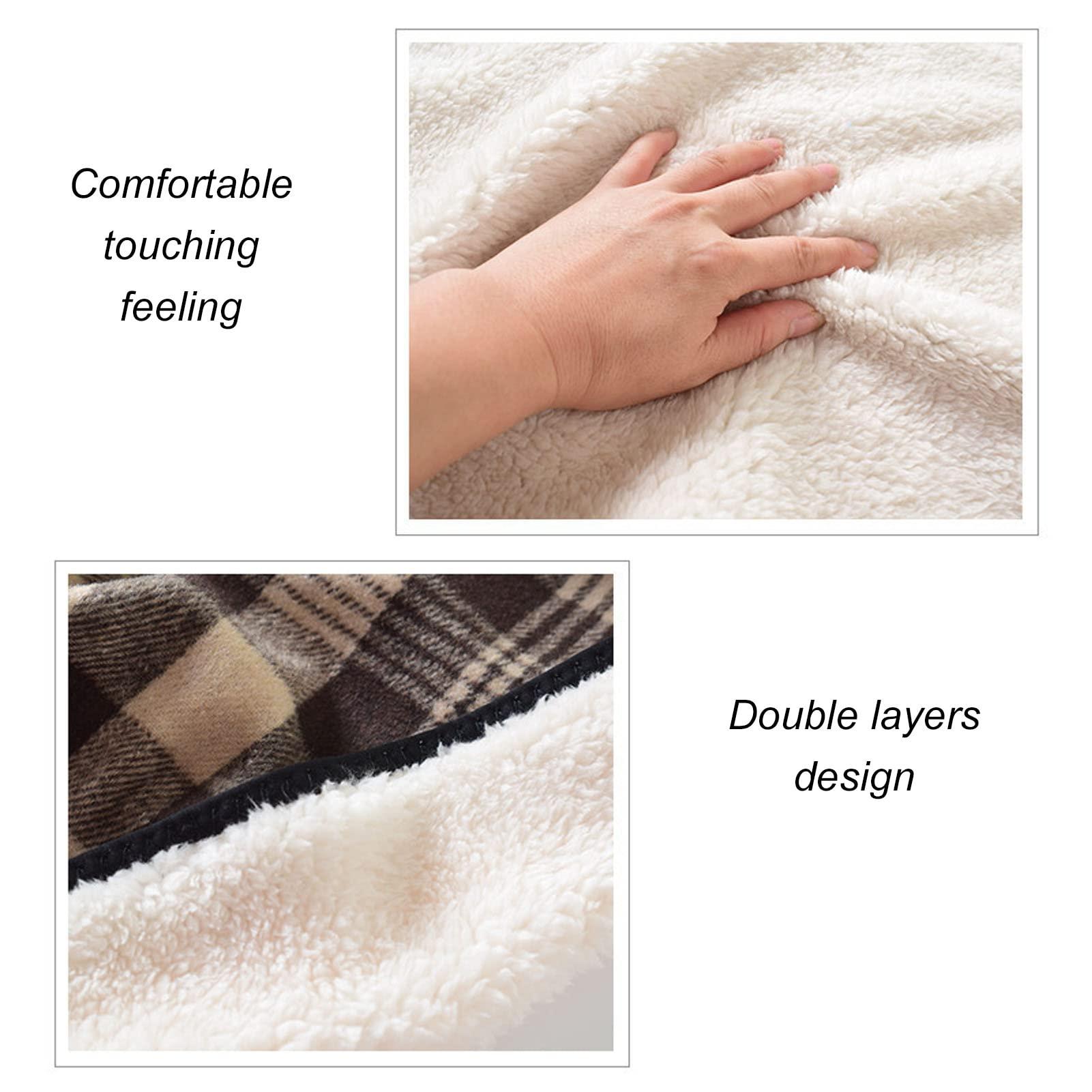 Ymiko Wheelchair Shawl, Plus Velvet Thickened Wheelchair Care Shawl, bedridden Patient Shoulder Warm Blanket Cloak Shoulder Blanket, Suitable for Aged Care Products