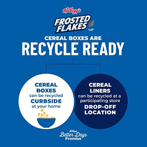 Frosted Flakes Kellogg\'s Frosted Flakes Breakfast Cereal, 8 Vitamins and Minerals, Kids Snacks, Original (70 boxes)