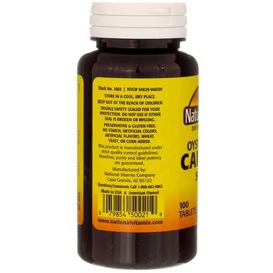 Nature's Blend Nature's Blend Oyster Shell Calcium 500 mg Tablets - 100 ct, Pack of 5