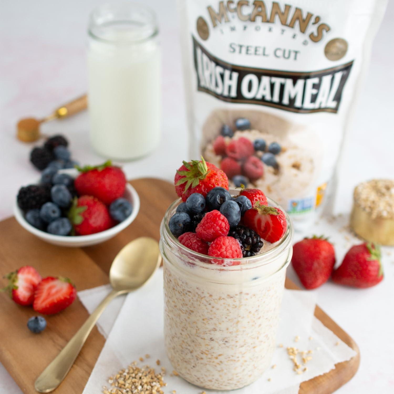 McCann\'s Irish Oatmeal McCann\'s Irish Oatmeal, Traditional Steel Cut Oats, 28 Ounce Bag