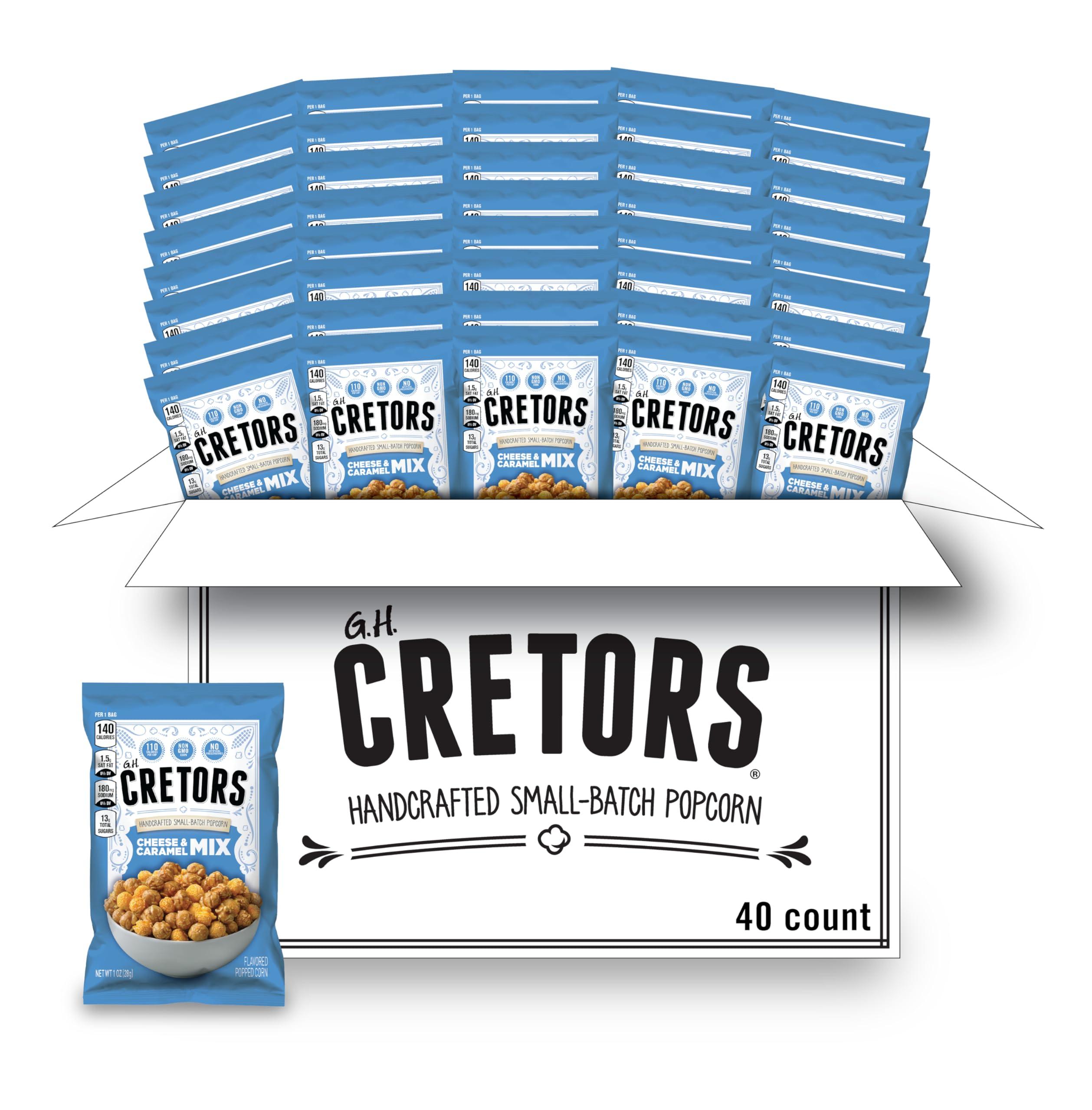 G.H. Cretors G.H. Cretors Popcorn Cheese & Caramel Mix, 1 Ounce (Pack of 40)