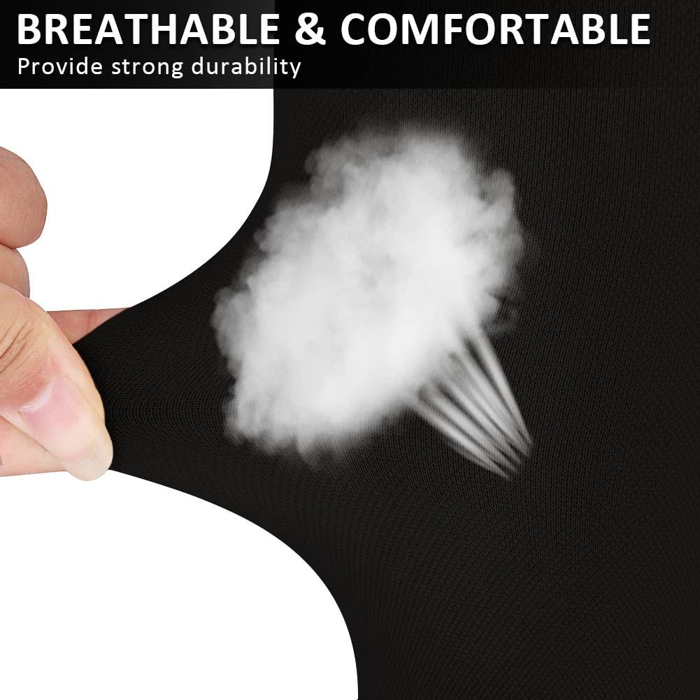 Ailaka Ailaka Medical Compression Socks with Zipper, Knee High 15-20 mmHg Compression Socks for Women Men, Open Toe Support Socks for Varicose Veins, Edema, Recovery, Pregnant, Nurse