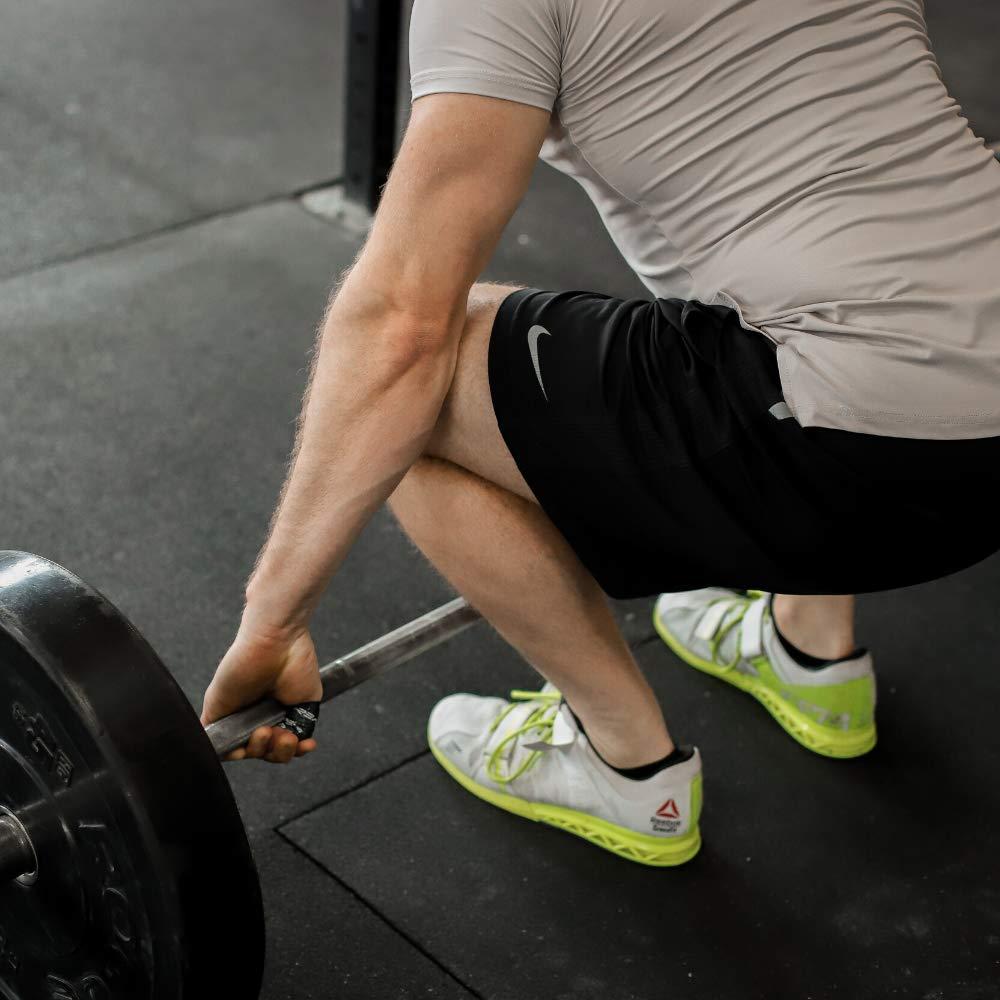 Gymreapers Gymreapers Weightlifting Adhesive Thumb Tape, Stretchy Athletic Tape Grip & Protection for Olympic Lifting, Cross Training, Powerlifting, Hookgrip (Black, 3 Rolls)