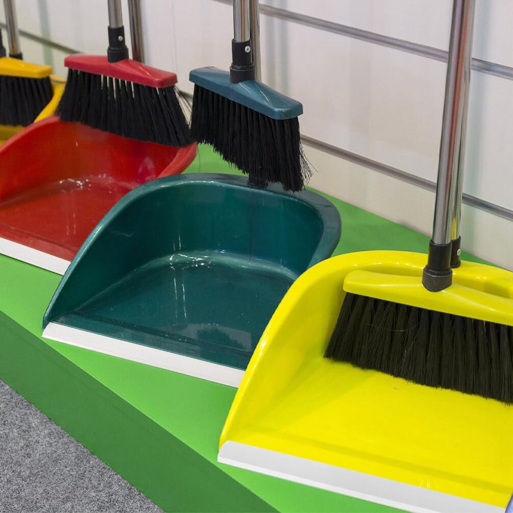 Gatuida Gatuida Plastic Strip Replacement for Dustpan, 8Pcs 26cm Dustpans Edge Bar Dust Pan Inlet Soft Pressing Strips Garbage Shovel Closing Edges Straps Dustpan Accessories Gray Black