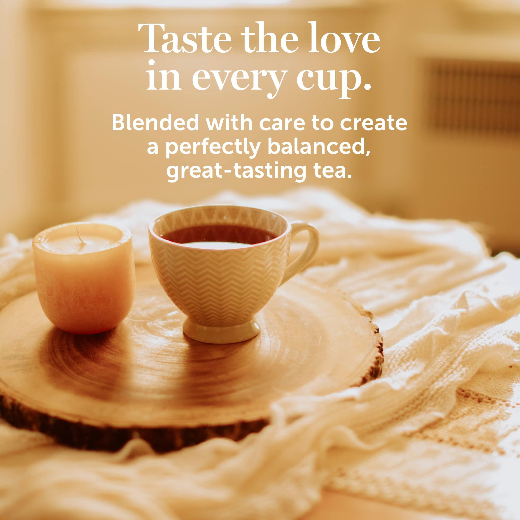 Red Rose Red Rose Sweet Temptations Dessert Tea Strawberry Cheesecake, Zero Carbs, Zero Sugar Bursting with Flavor Caffeine-Free Delicious Beverage Herbal Tea, 18 Count Fruit Naturally Flavored Herbal Tea