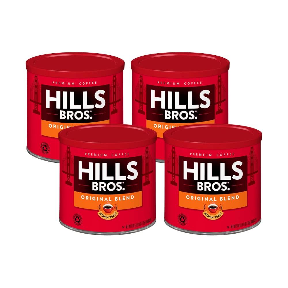 Hills Bros Hills Bros. Original, Medium Roast, Coffee (26 Ounce (Pack of 4))