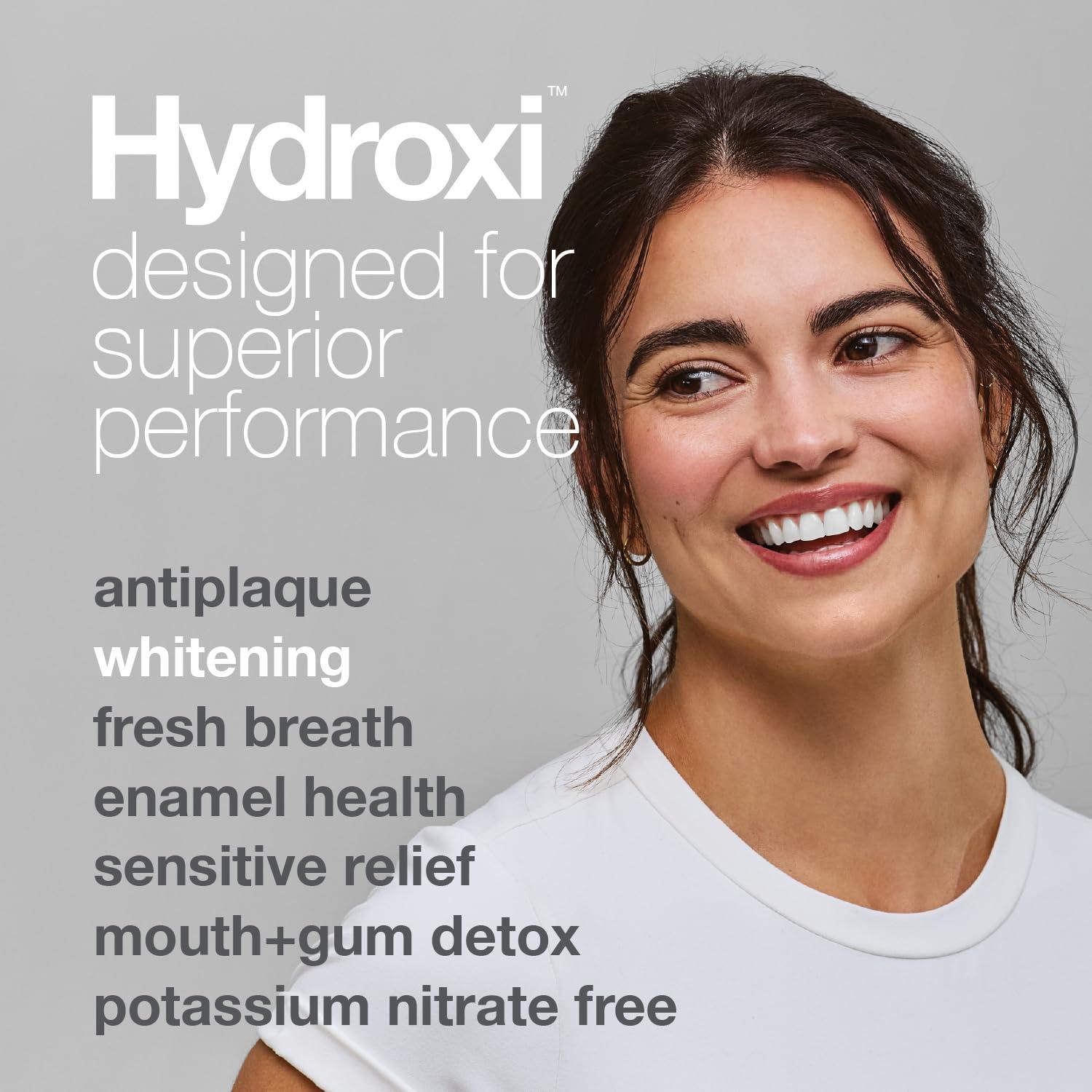 Davids Davids Hydroxi Fluoride Free Nano Hydroxyapatite Toothpaste for Remineralizing Enamel & Sensitive Relief, Whitening, Antiplaque, SLS Free, Natural Peppermint, 5.25oz, Made in USA
