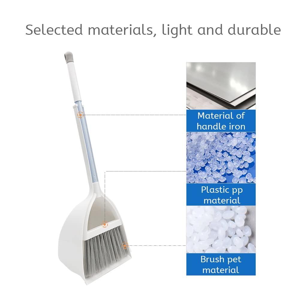 WDDBHSKN Mini Broom and Dustpan Set Kids Broom Set Kids Cleaning Set Toddler Broom Set Set Small Broom and Dustpan Set for Desk, Home, Kitchen Necessities