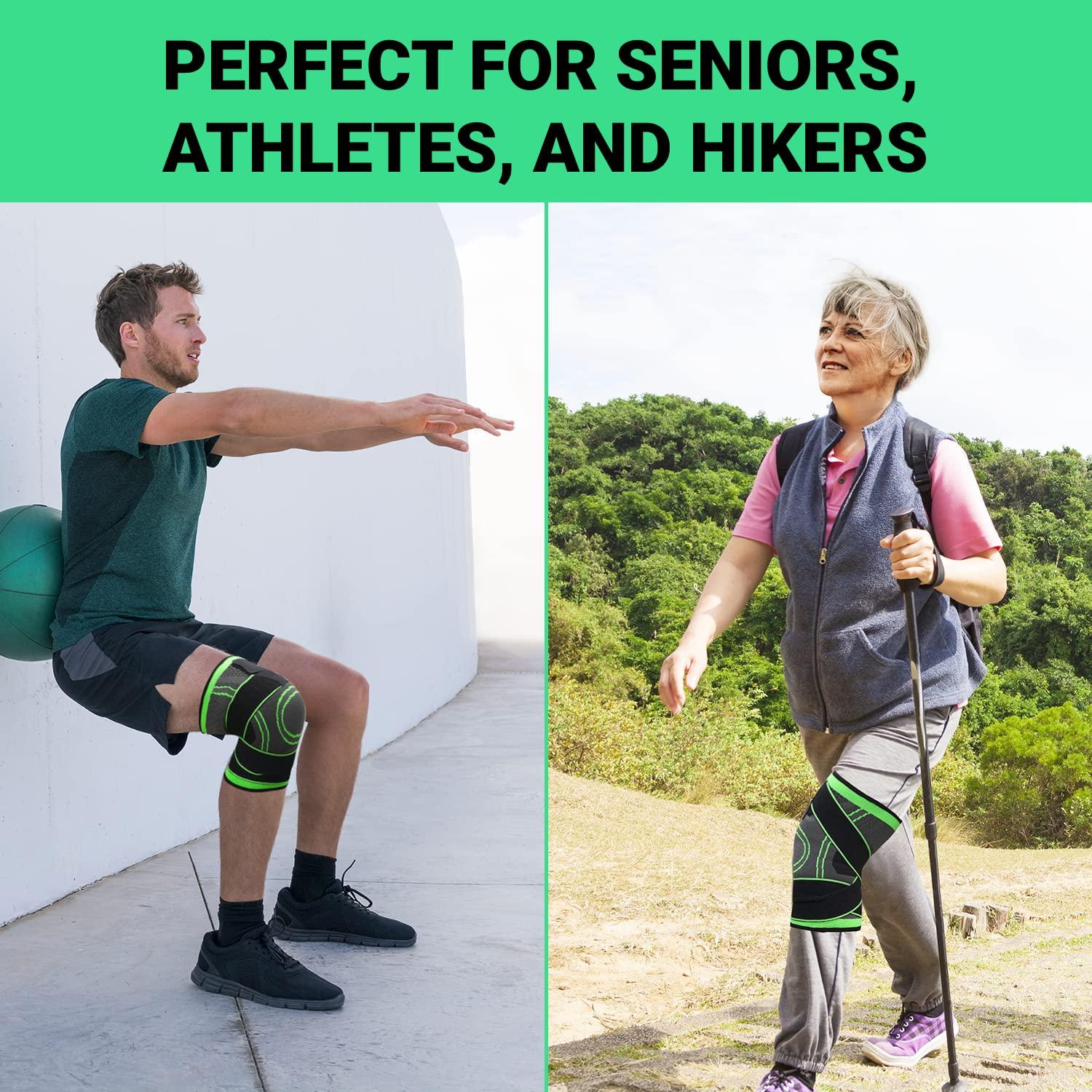 CARESOLE CARESOLE Circa Knee Sleeve - (x1) Medium Compression Knee Sleeves for Men and Women | Knee Compression Brace for Tired and Achy Knees | Comfortable, Lightweight Knee Sleeves Running and Sports
