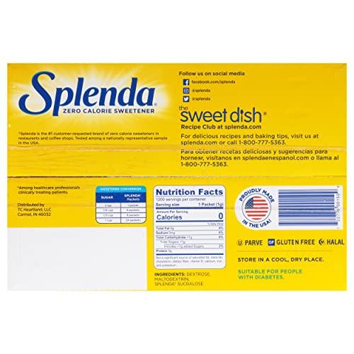 SPLENDA SPLENDA No Calorie Sweetener, Single-Serve Packets (1200 Count)