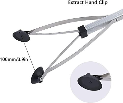 Spark Sparks 2 Pack Foldable Reacher Grabber Tool, Long 32" Foldable Extender Gripper Tool, Suction Cups for Precise Work, Claw Trash Garbage Picker, Garden Nabber, Mobility Aid Pick Up Tool