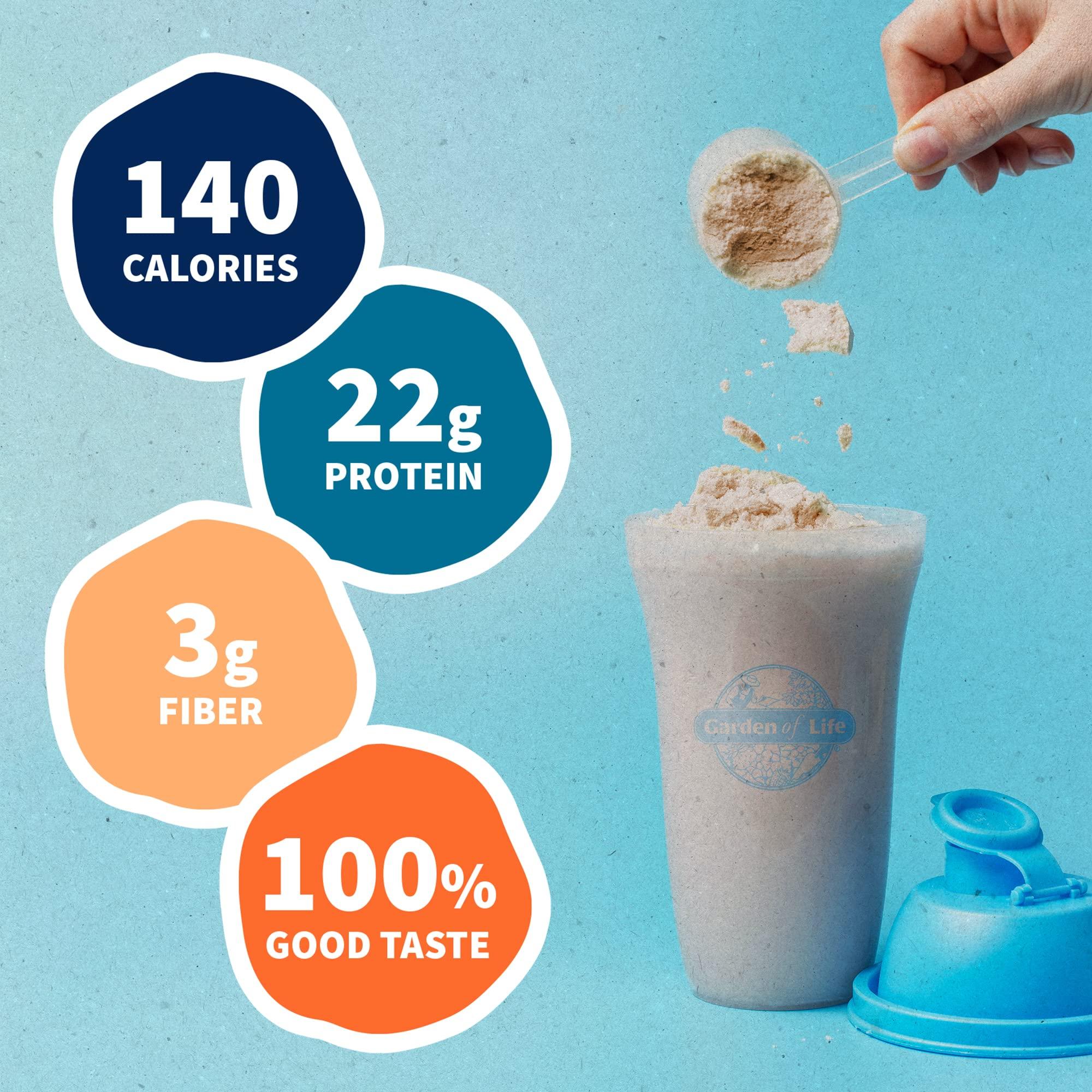 Garden of Life Garden of Life Raw Organic Protein Vanilla Chai Powder, 20 Servings, Certified Vegan, Gluten Free, Organic & Non-GMO, Plant Based Sugar Free Protein Shake, Probiotics & Enzymes, 4g BCAAs, 22g Protein