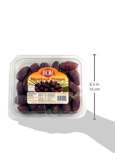 LiOR Lior All Natural Medjool Dates with Pits, 14.1 Ounce