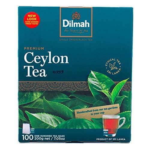 Dilmah Dilmah Premium 100% Pure Ceylon Tea, 100-Count Tea Bags (Pack of 3)