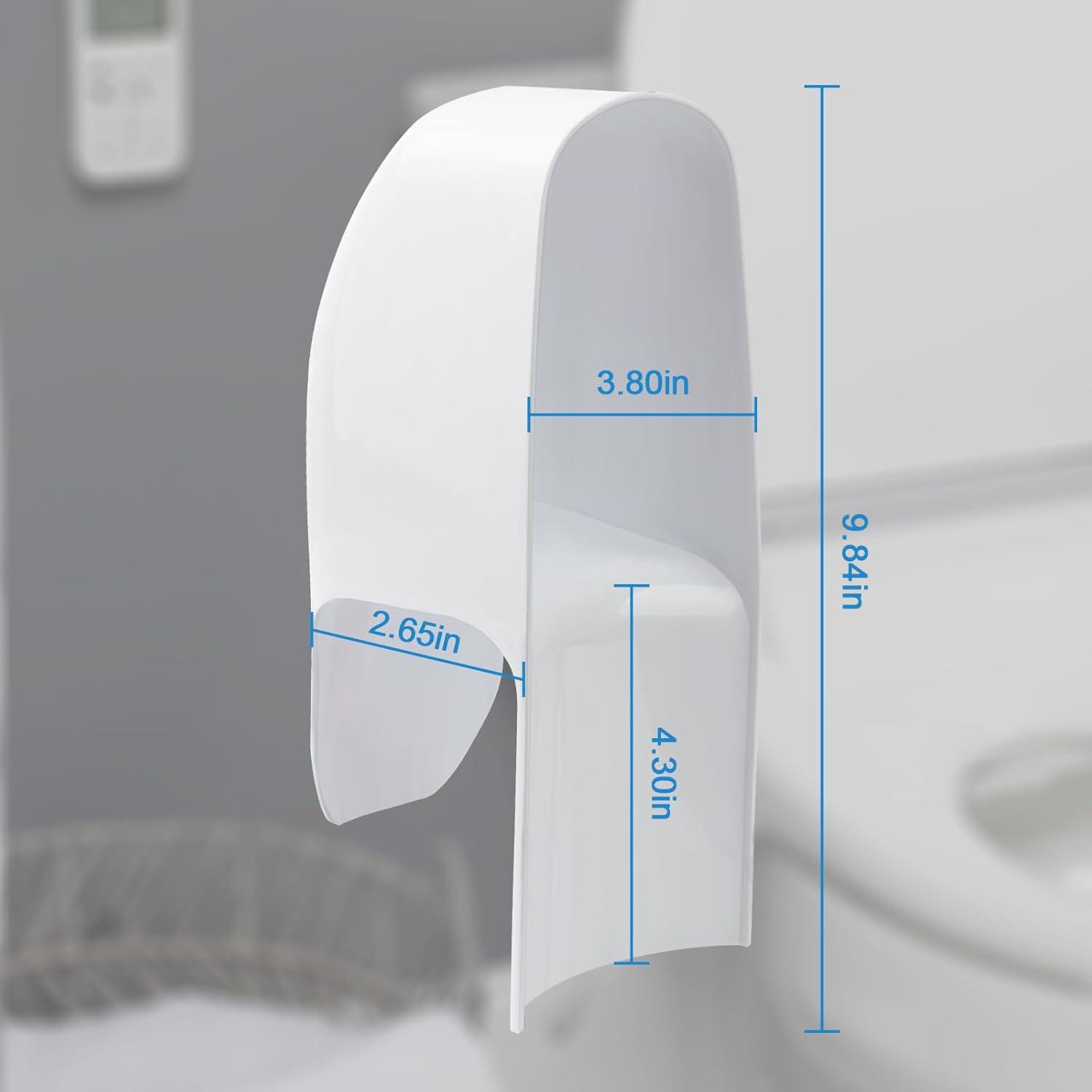 GYPNS Toilet Splash Guard for Directs Urine Home Care Disability Elevated and Boys Potty Training,Diversion Pee Guard,Portable Restroom Pee Guard for Toilet Seat Adult Men,Prevent Urine Splashing (1 Pack)