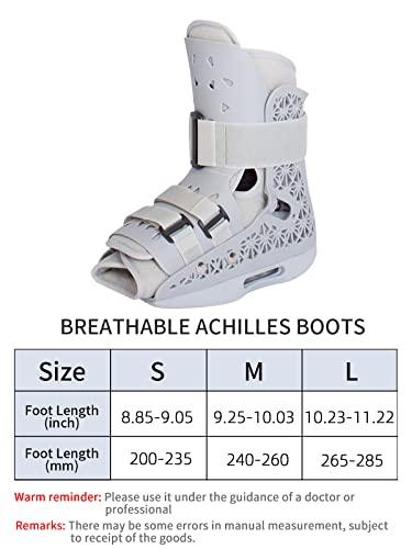 Tairibousy Tairibousy Inflatable Walker Boot Air Cam Walker Fracture Boot Medical Short Walking Boot Walker Brace Breathable Orthopaedic Boot for Foot Injury Ankle Sprain (Large)