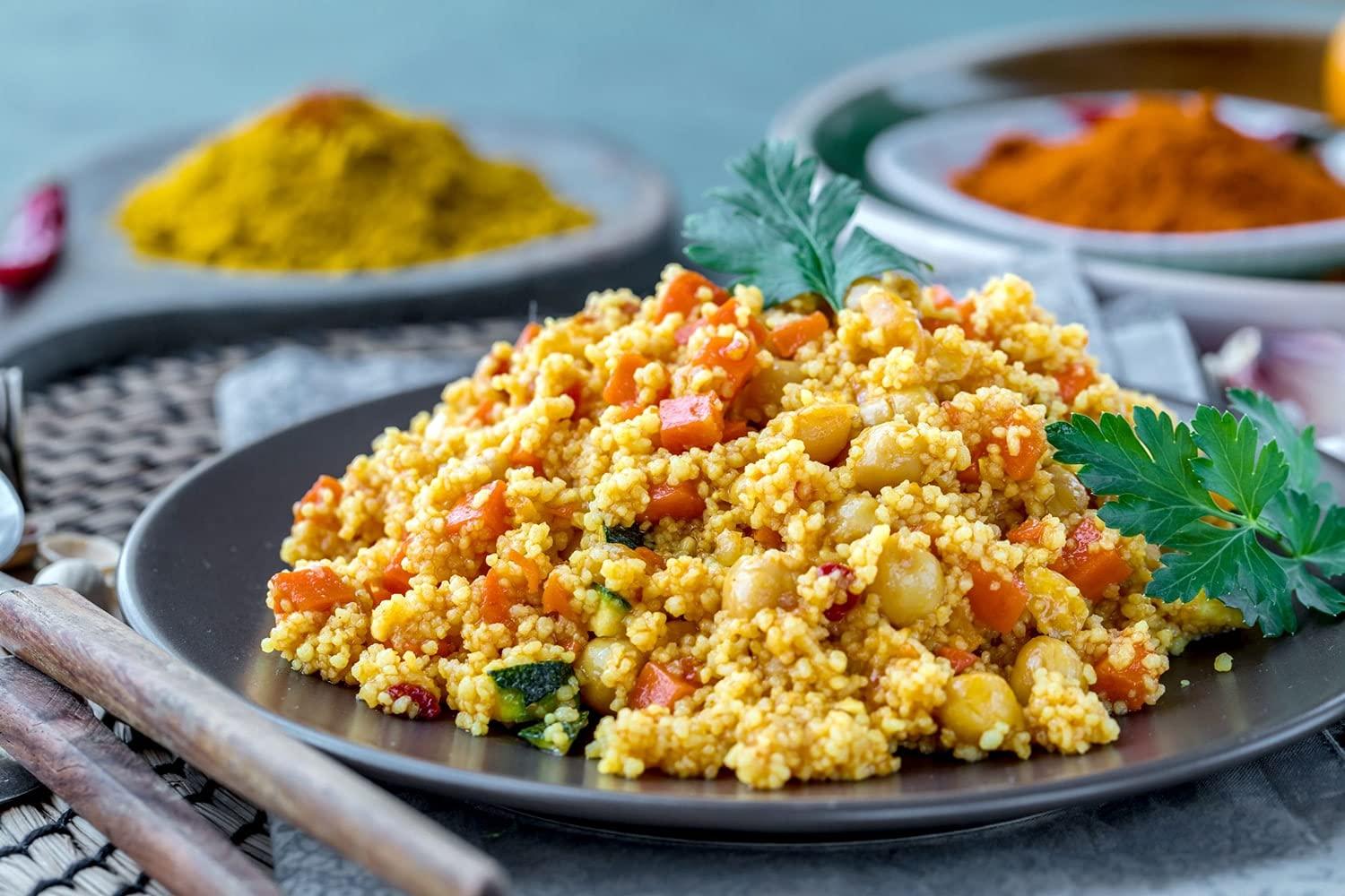 Food to Live Food to Live - Organic Whole Wheat Couscous, 25 Pounds Non-GMO, Kosher, Raw, Vegan, Bulk