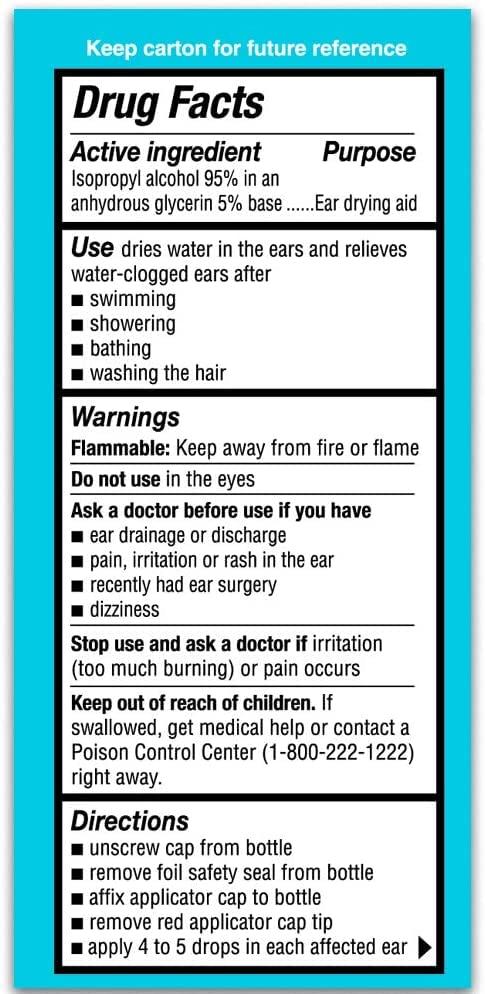 Auro-Dri Auro-Dri Ear Water-Drying Aid 1 FL OZ (Pack of 4)