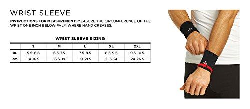 Tommie Copper Tommie Copper Women's Recovery Affinity Wrist Sleeve, Black, Medium