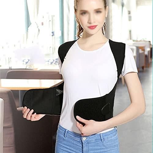 XWSM Full Back Brace Posture Corrector For Men And Women - Upper And Lower Back Support Protection Belt Adjustable Provide Pain Relief For Neck, Back, Shoulders Support ( Color : Black , Size : 4X-Large )