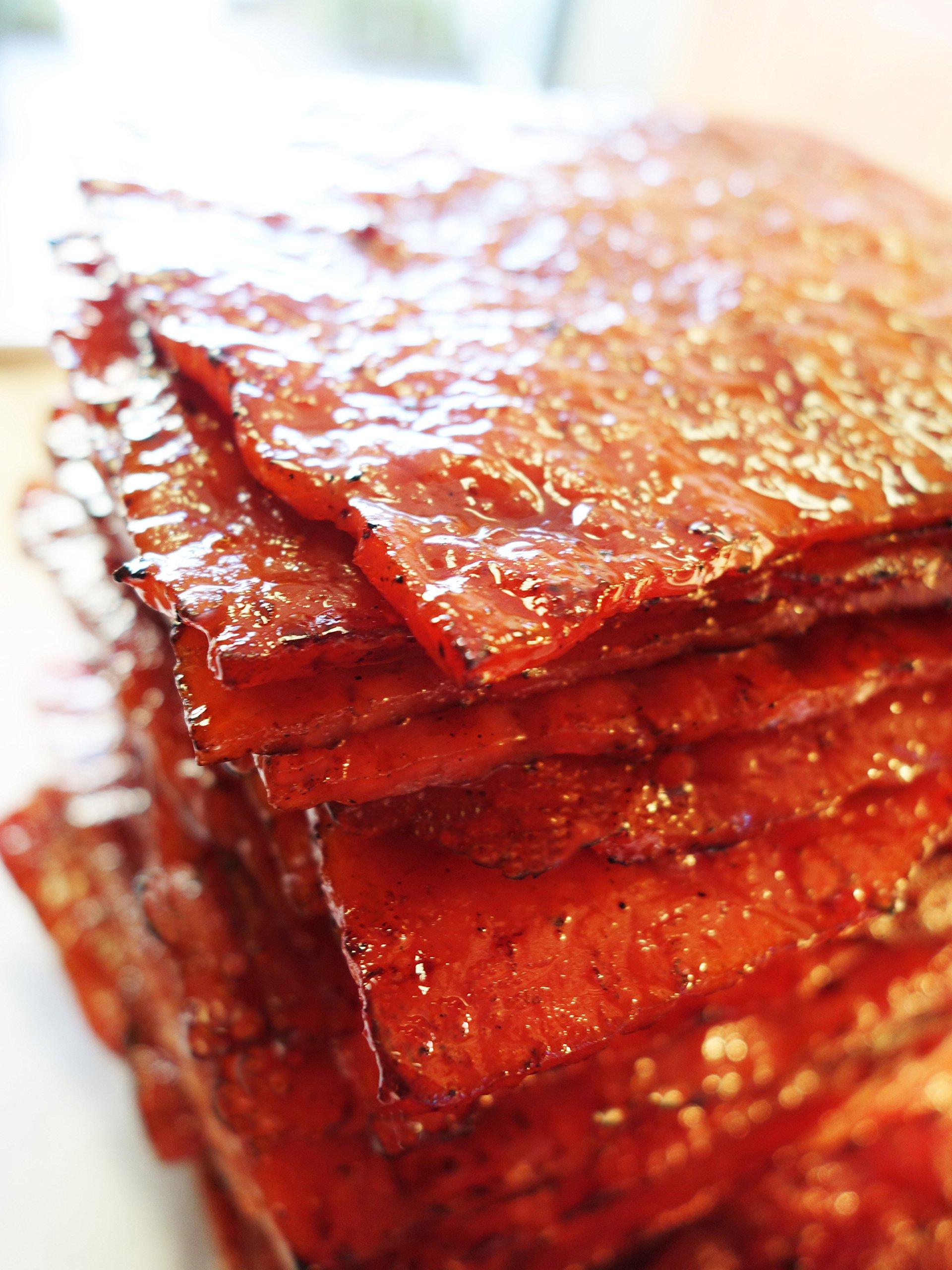 Fragrant Jerky Singapore Street Food, Fire-Grilled Pork Jerky (Original Flavor 4oz) *Grilled Fresh to Your Order *Shipped the Same Day - L.A. Times "Handmade Gift" Winner