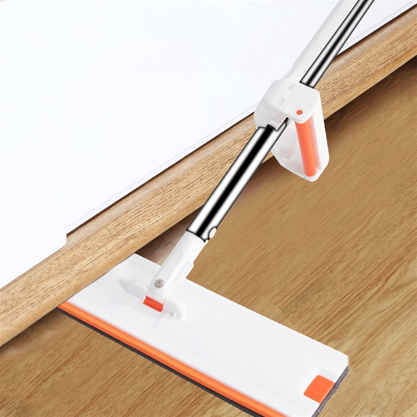 GRFIT Microfiber Mop Magic Self-Wringing Flat Mop Free-Hand Washing Squeeze Mop with Microfiber Replacement Pad Tools for Washing Floor Wood Floor Cleaning Tile Floor Cleaning ( Color : Within 8 Pads )