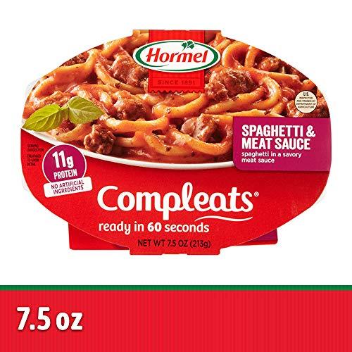 Compleats HORMEL COMPLEATS Spaghetti & Meat Sauce Microwave Tray, 7.5 oz. (7 Pack)