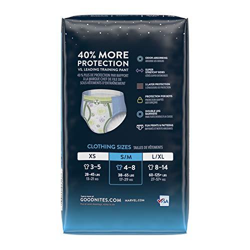 GoodNites Goodnites Bedwetting Underwear for Boys, S/M (38-65 lb.), 14 Ct, Jumbo Pack (Packaging May Vary)