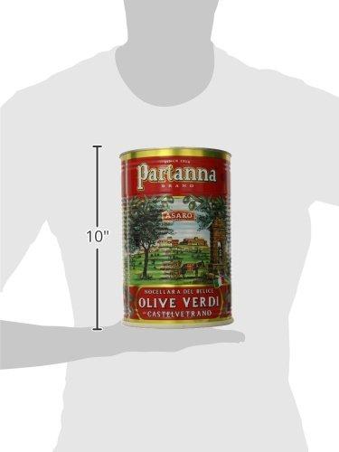 Partanna Partanna Whole Castelvetrano Olives - Authentic Sicilian - Product Of Italy - Premium Handpicked Imported Italian Olives Great For Every Occasion- 5.5 LB (88oz) Can