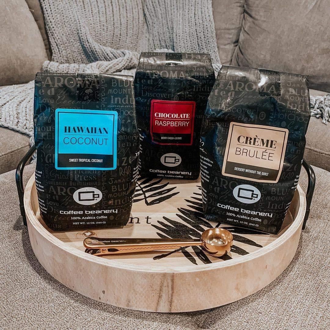 Coffee Beanery Hawaiian Coconut Coffee by Coffee Beanery | 12oz Flavored Coffee Ground Medium Roast Coffee | 100% Specialty Arabica Coffee Ground | Gourmet Coffee | Flavored Coarse Ground Coffee Medium Roast