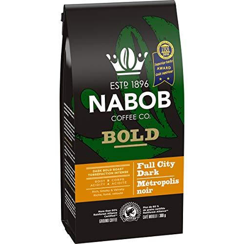 NABOB NABOB Bold Full City Dark Ground Coffee, 1800g 3.97 Pounds 6 pack {Imported from Canada}