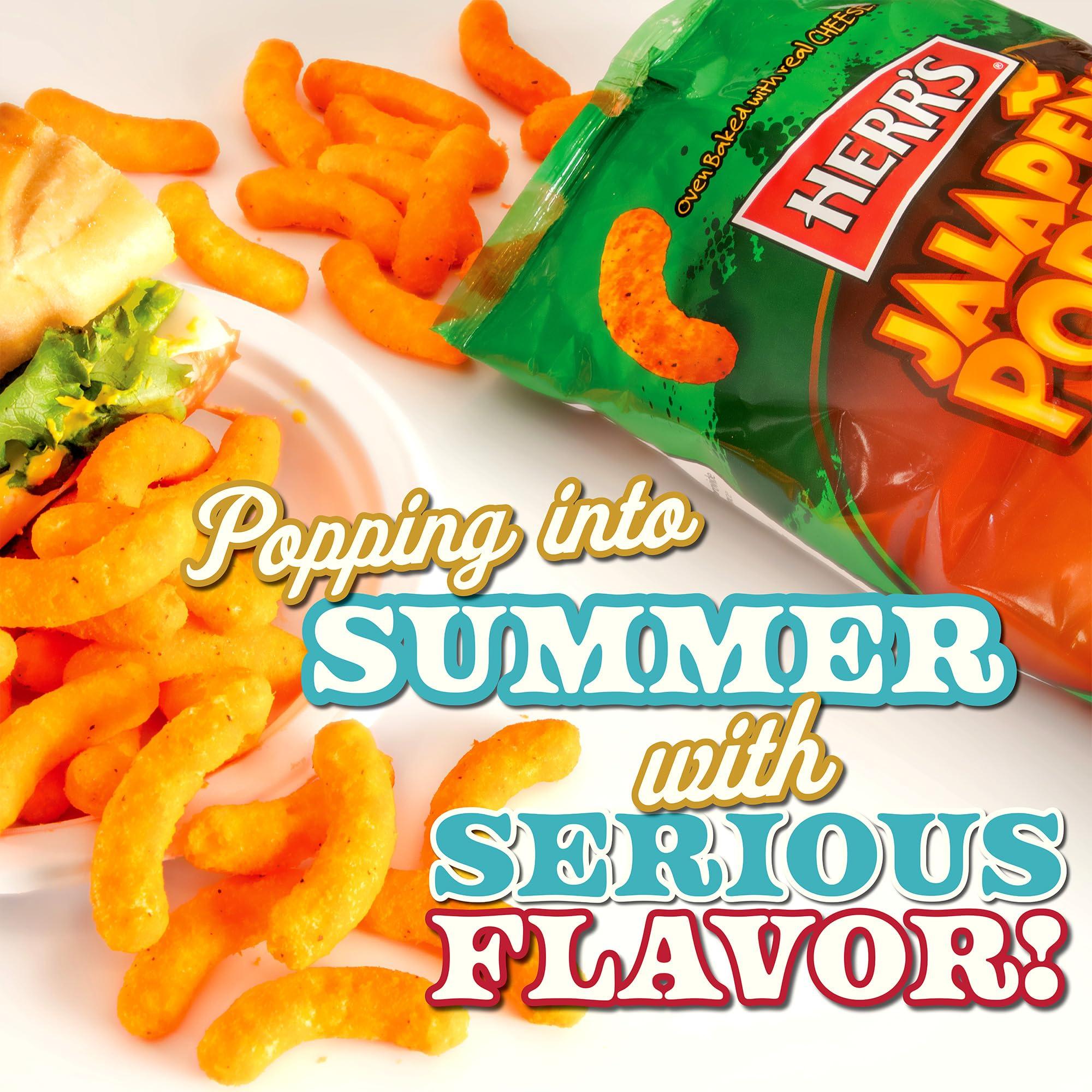 Herr\'s Herr\'s Jalapeno Poppers Cheese Curls 7oz 12 count