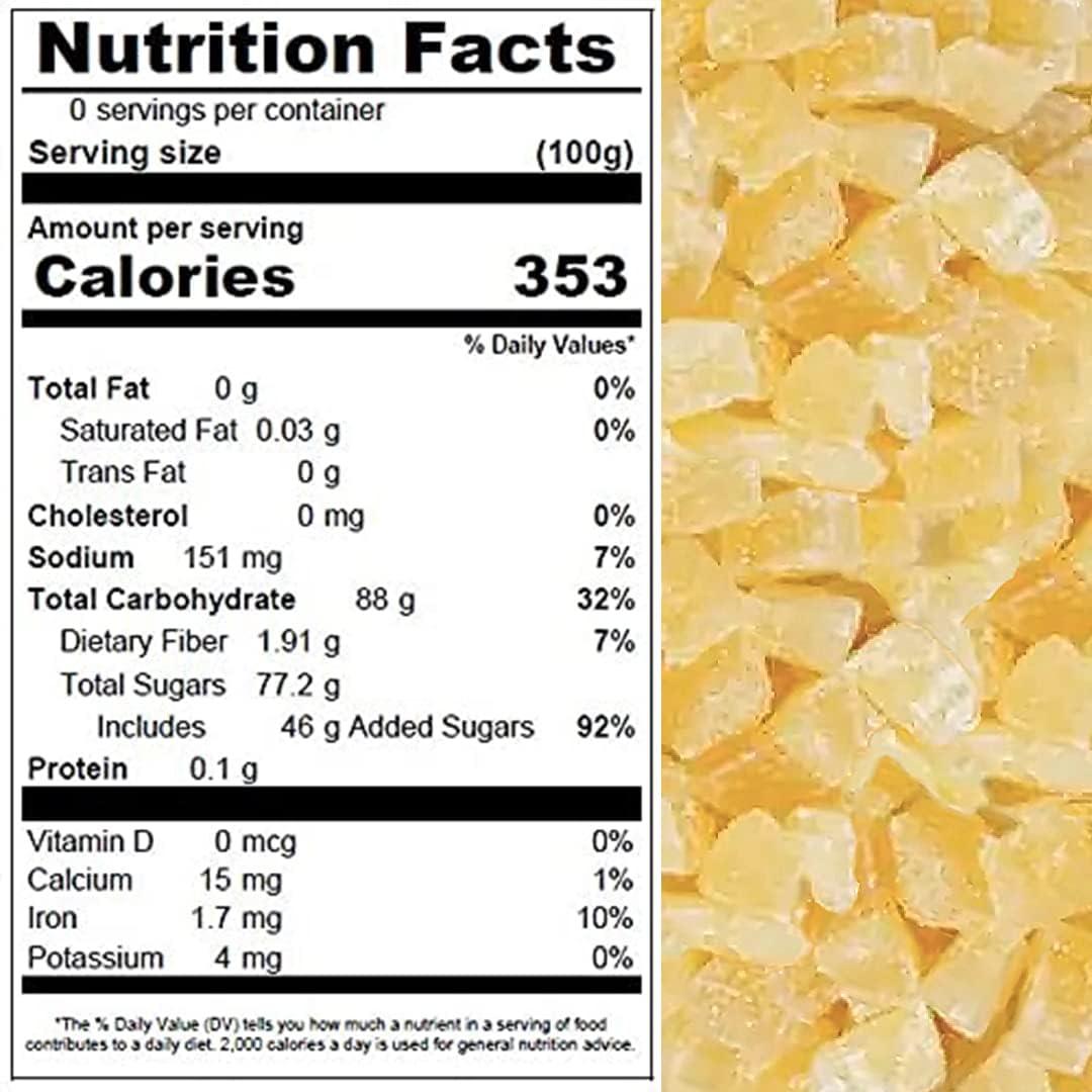 Presto Sales Pineapple Diced, Natural Energy, Flavorful, Party, Snack, Healthy, Fruity, Sweet, Lovable, Packed in a resealable pouch bag of (11 lbs). by Presto Sales LLC