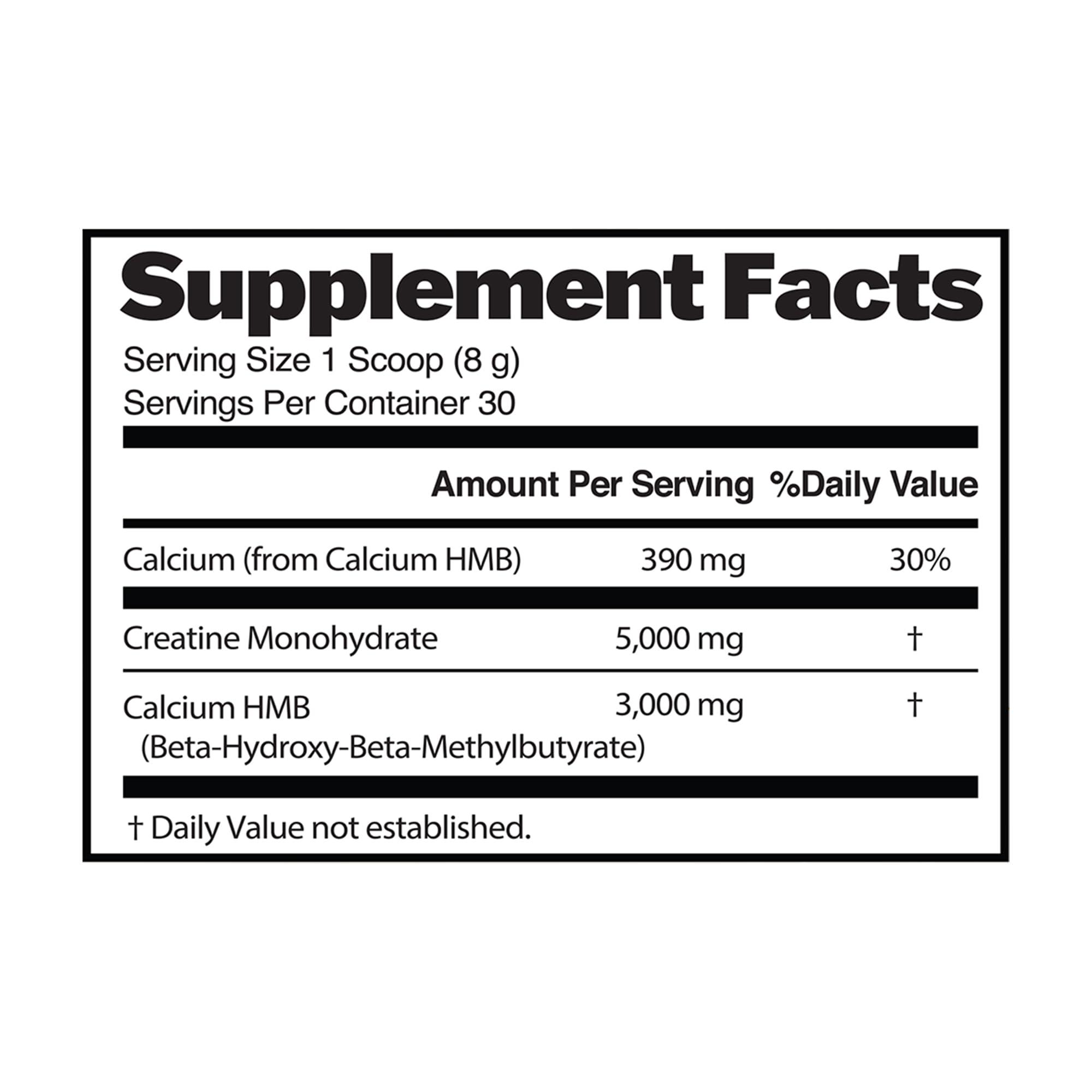 LIVEGOOD LIVEGOOD Creatine Plus HMB Supplement, 3g HMB for Muscle Strength & Recovery, 8.5oz.