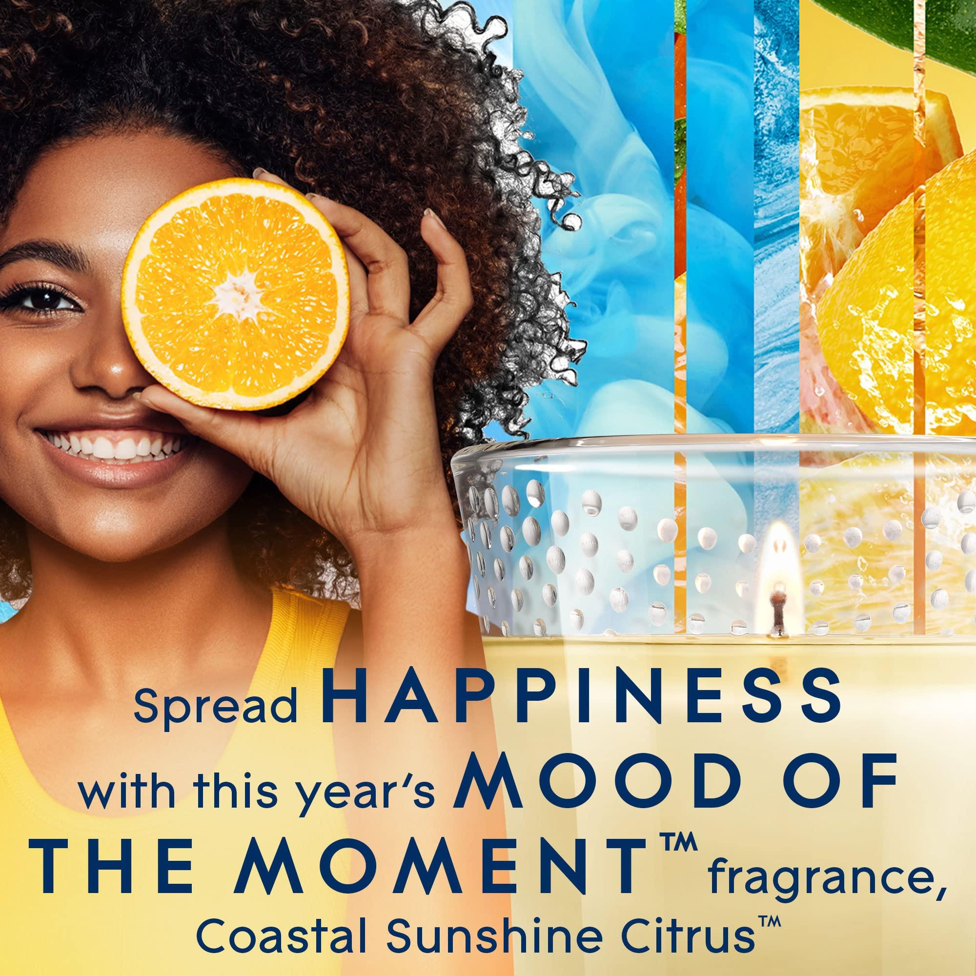 Glade Glade Candle Jar, Air Freshener, Coastal Sunshine Citrus, 3.4 Oz