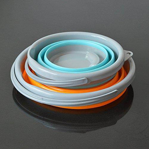 Suyi Suyi 5L/10L Silicone Collapsible Outdoor Bucket Water Storage Container For Camping Fishing BBQ Car Washing Random Color