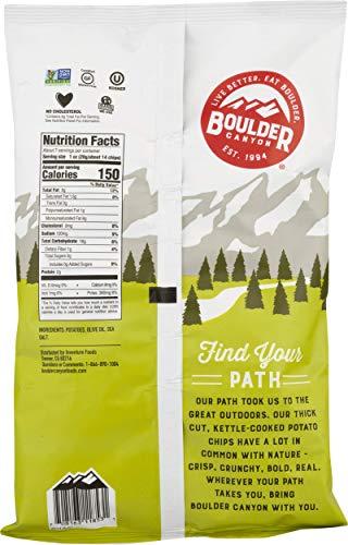 Boulder Canyon Boulder Canyon Kettle Cooked Potato Chips, Olive Oil, Sea Salt, 6.5 Ounce