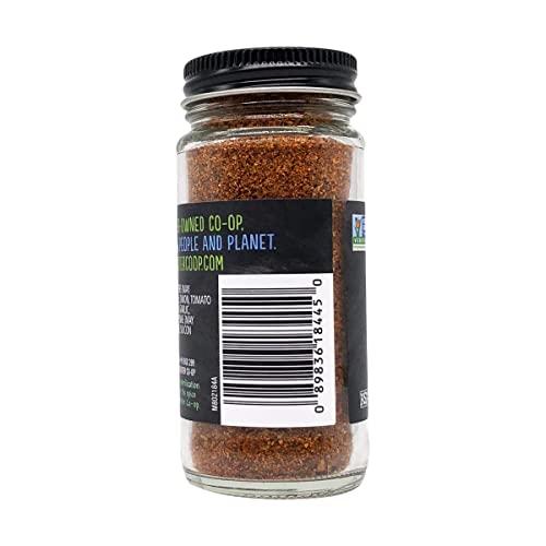 Frontier Frontier Co-op Mexican Fiesta Seasoning, 2.12-Ounce Jar, Chilis, Tomato & Cumin, Hint Of Lemon & Cilantro, Kosher, Non ETO