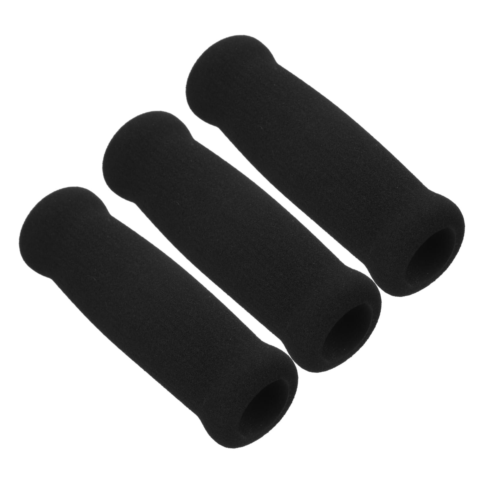 BESPORTBLE BESPORTBLE Crutches with Handles 6 Pcs Hiking Pole Handle Walker Foam Sponge Hand Grip Walking Stick Handle Cover 4pcs (Black) Padded Handle Walking Stick Accessories Spikes Crutch Handle Covers
