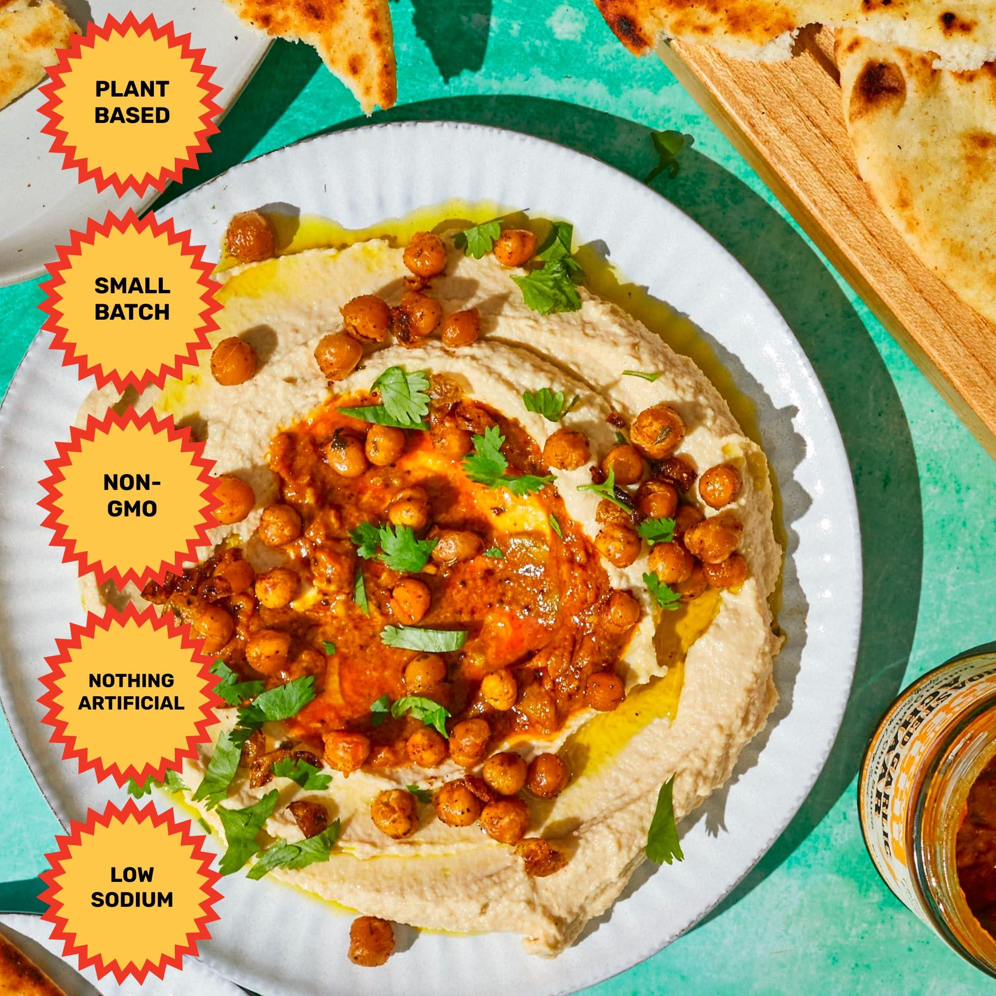 Brooklyn Delhi Brooklyn Delhi Roasted Garlic Achaar - 9 Ounces - Spicy, Lemony, Savory, Sweet Flavor - Made with a mix of Indian Spices, Red Chili Powder, and Unrefined Cane Sugar - Vegan - No Artificial Additives