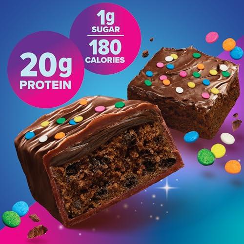 Pure Protein Pure Protein Bars, Galactic Brownie, High Protein, Low Sugar, Gluten Free, Nutritious Snack, 1.76oz, Pack of 12