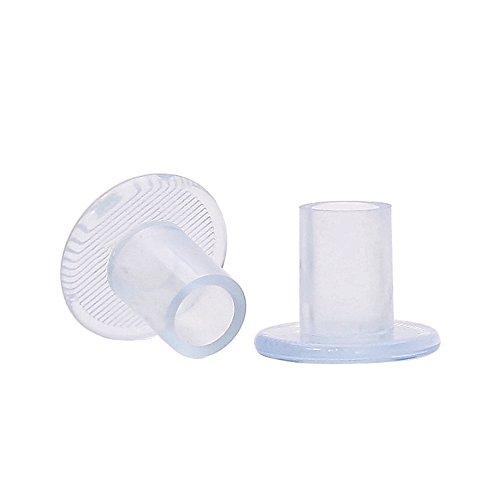 TKMOS 9 Pairs Clear High Heel Protectors Heel Stoppers for Wedding Mates Bridesmaid(Small/Middle/Large)