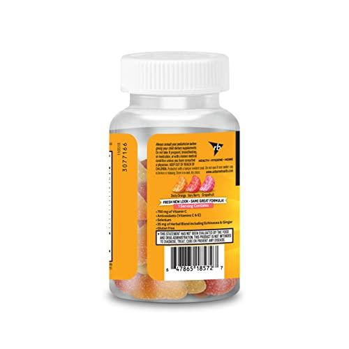 Airborne Airborne 750mg Vitamin C Gummies For Adults, Immune Support Supplement with Powerful Antioxidants Vitamins A C & E - 21 Gummies, Assorted Fruit Flavor