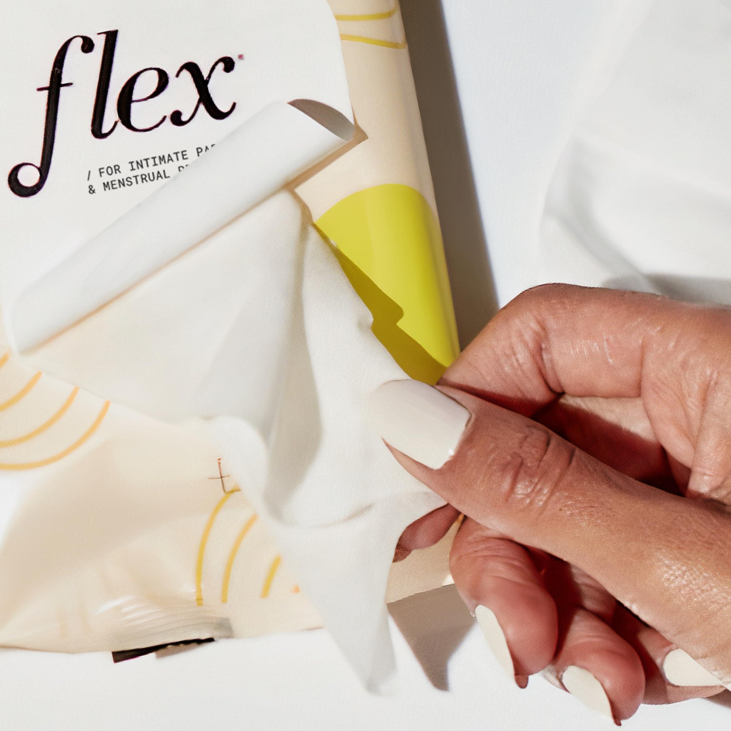 FLEX Flex Reusable Disc Starter Bundle | Reusable Menstrual Disc with Flex Wash and 2 Packs Flex Wipes