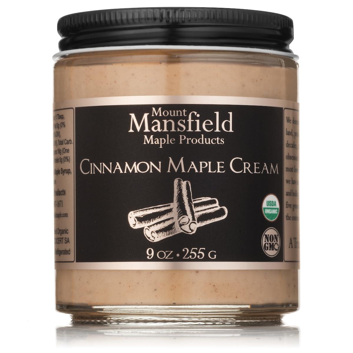 Mount Mansfield Maple Products Mansfield Maple Organic Cinnamon Stick Infused Vermont Maple Cream