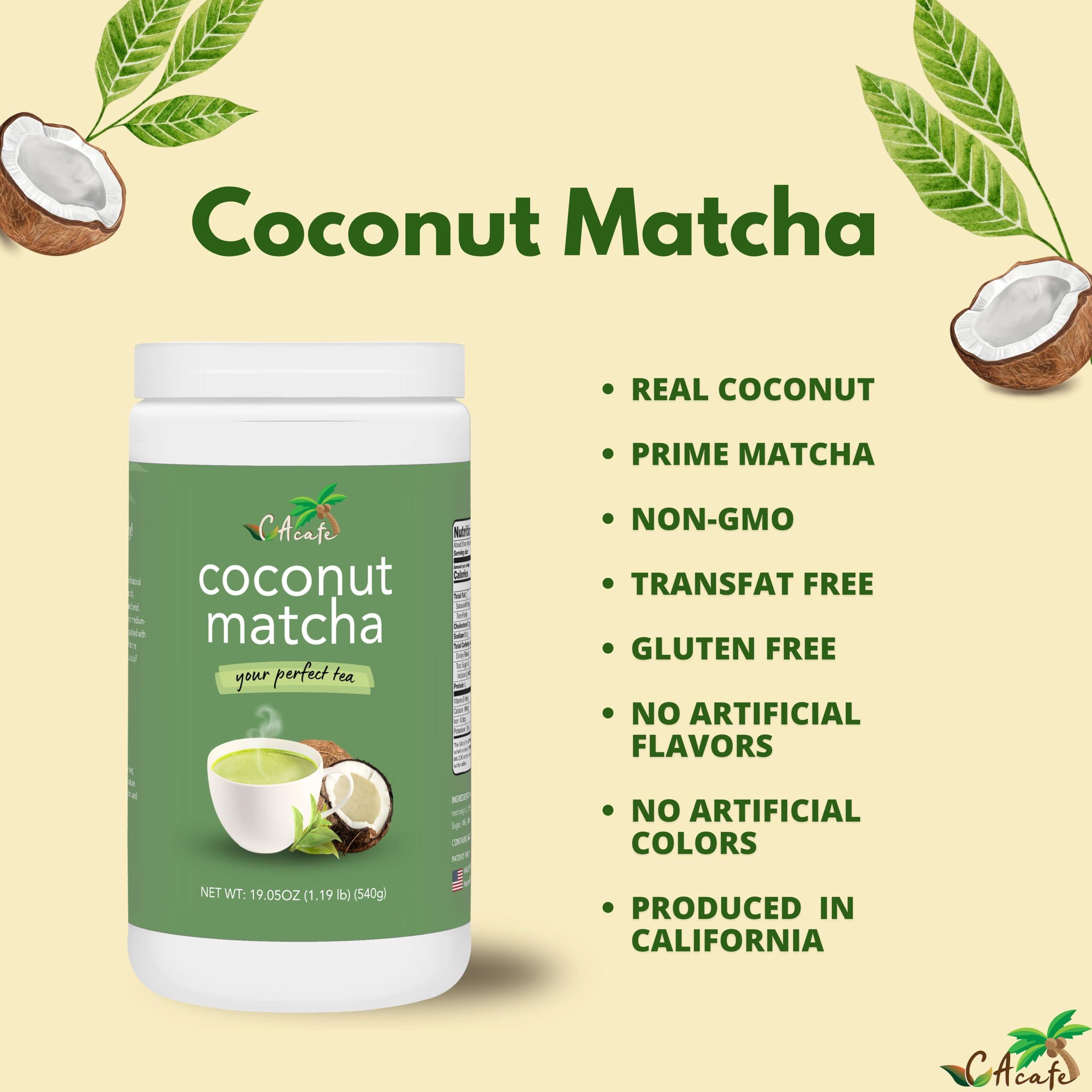 CAcafe CAcafe Coconut Matcha and Collagen Coffee Variety (2-pack)