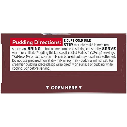 Jell-O Jell-O Chocolate Cook & Serve Pudding & Pie Filling 3.4 oz (96g) 4-Pack