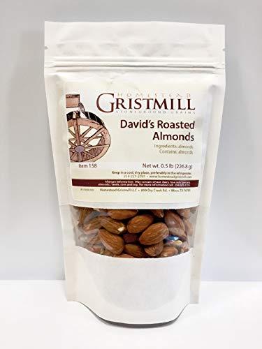 HOMESTEAD GRISTMILL Homestead Gristmill — Non-GMO, Chemical-Free, All-Natural Roasted Almonds (2 Pack)