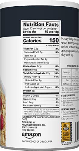 Happy Belly Happy Belly, Old Fashioned Oats, 18 Ounce